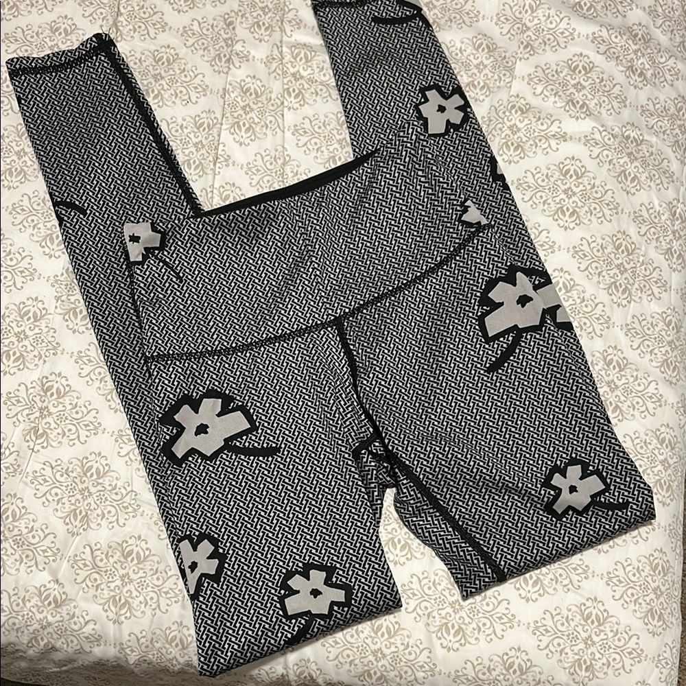 Stylish Black and Gray Kids Leggings